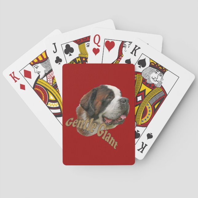 Jeu De Cartes St. Bernard Gentle Giant (dos)