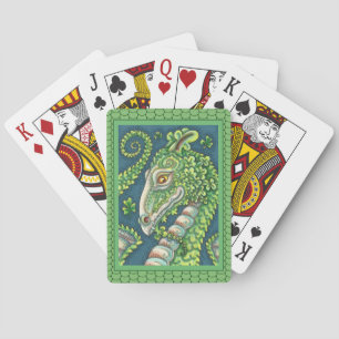 JEU DE CARTES ST. DRAGON SHAMROCK VERT DE PATRICK, IMAGINAIRE IR