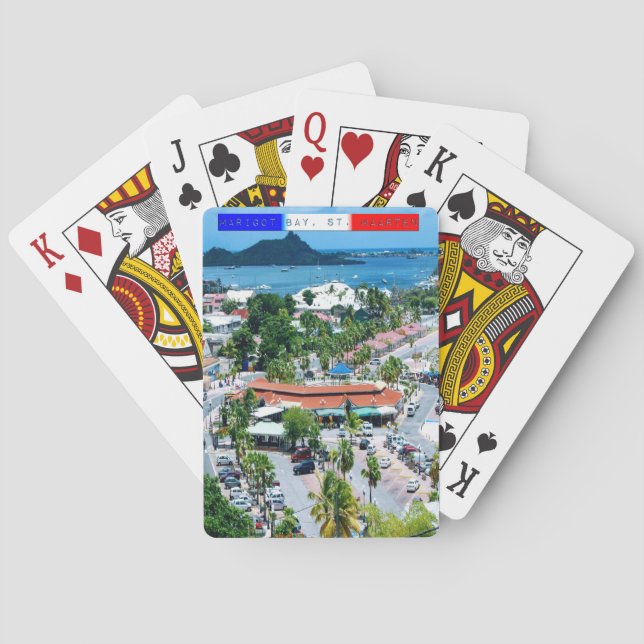 Jeu De Cartes St. Maarten - Marigot Bay Playing Cards (dos)