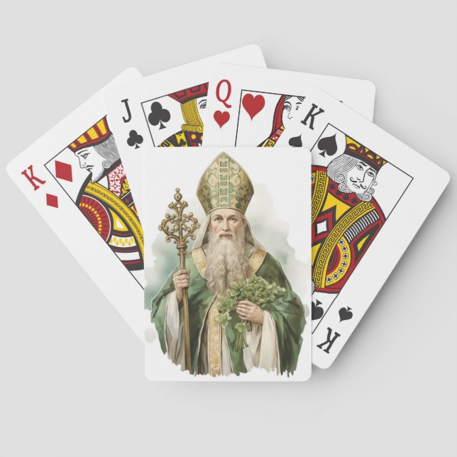 JEU DE CARTES ST. PATRICK SHAMROCK IRISH IRLANDE ST PATTY (dos)