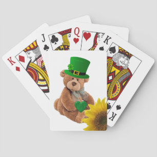 Jeu De Cartes St. Patrick's Day Jouer Carte Deck Teddy Bear