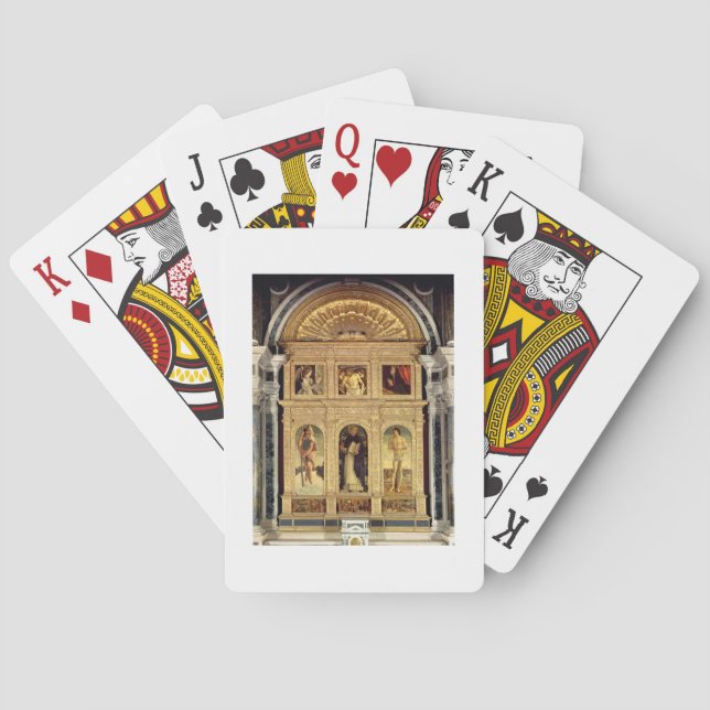 Jeu De Cartes St. Vincent Ferrer Altarpiece, c.1465 (polyptych) (dos)