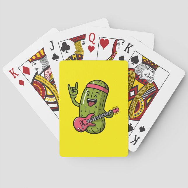 Jeu De Cartes Star du Rock Cornichon (dos)