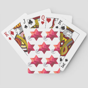 Jeu De Cartes Star juive Coeur du feu Art