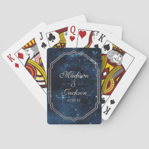 Jeu De Cartes Star Sky Celestial Galaxy Aquarelle Mariage Faveur