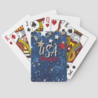 Jeu De Cartes Star Spanged USA Fière