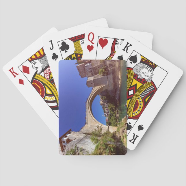 Jeu De Cartes Stari plus, vieux pont, Mostar, Bosnie et Herzego (dos)