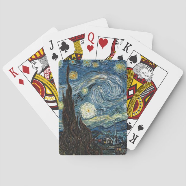 Jeu De Cartes Starry Night, Vincent Van Gogh (dos)