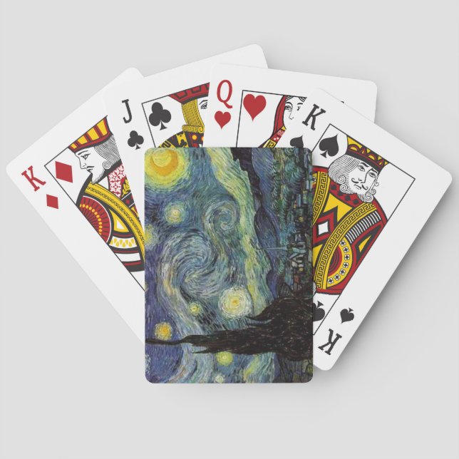 Jeu De Cartes Starry Night, Vincent Van Gogh (dos)