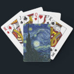 Jeu De Cartes Starry Night Vincent van Gogh Art impressionniste<br><div class="desc">Vincent van Gogh (Néerlandais, 1853 - 1890) Starry Night, 1889, Huile sur toile Non encadré : 73 × 92 cm (28, 7 × 36, 2 po) Ce tableau représente la vue depuis la fenêtre est de la chambre d'asile de Van Gogh à Saint-Rémy-de-Provence, il ajoute un village aménagé. Il est...</div>