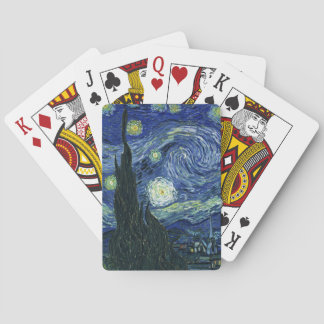 Jeu De Cartes Starry Night Vincent van Gogh Art impressionniste