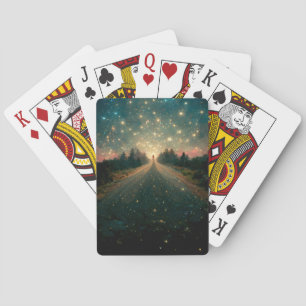 Jeu De Cartes Starry Road Imaginaire Paysage Sci-Fi
