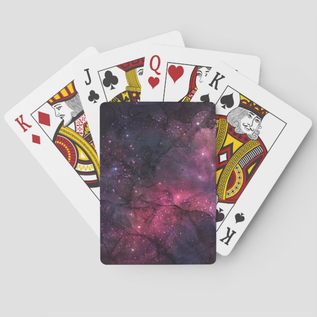 Jeu De Cartes Starry Stars Espace extra-atmosphérique Galaxy Mot (dos)