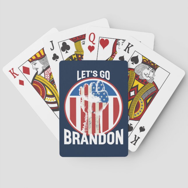 Jeu De Cartes Stars and Stripes Poing Go Brandon (dos)