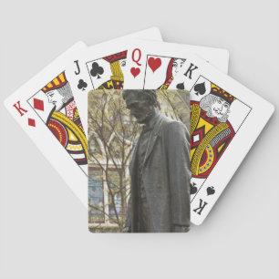 Jeu De Cartes Statue d'Abraham Lincoln, Portland, Oregon