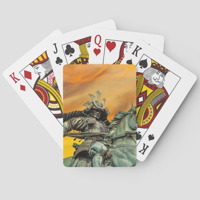 Jeu De Cartes Statue de Kusunoki Masashige, Japon (dos)