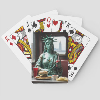 Jeu De Cartes Statue de la Liberté Jouer des cartes
