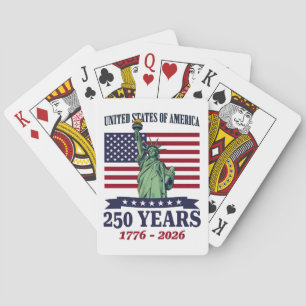 Jeu De Cartes Statue de la Liberté USA 250 ans 1776-2026