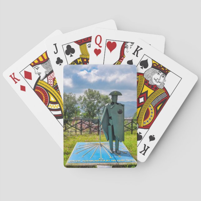 Jeu De Cartes Statue de pèlerin (dos)