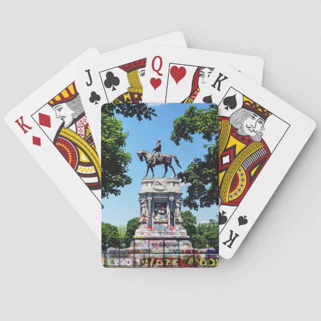 Jeu De Cartes Statue de Robert E. Lee (dos)