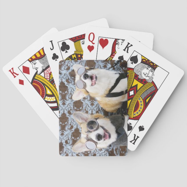 Jeu De Cartes Steampunk Corgis (dos)