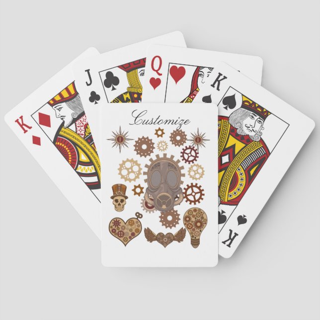 Jeu De Cartes Steampunk Theme Thunder_Cove (dos)