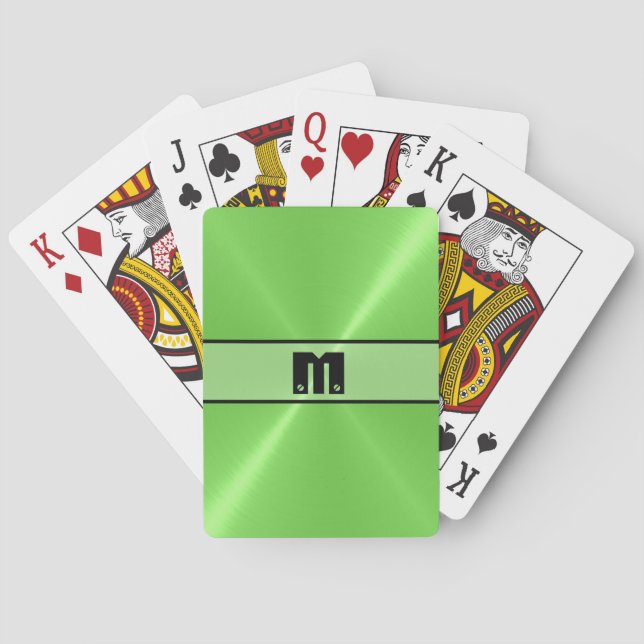 Jeu De Cartes Steel metal 4 (dos)