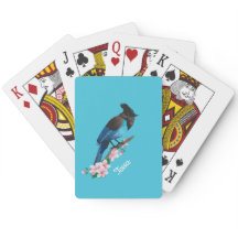 Steller's Jay Bicycle Lecture Cartes