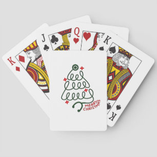 Jeu De Cartes Stethoscope Arbre de Noël Lumières Éclairage Infir