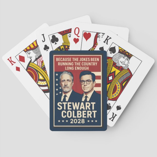 Jeu De Cartes Stewart/Colbert 2028 (dos)