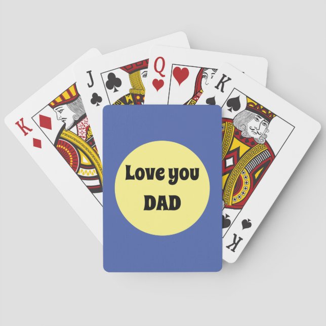 Jeu De Cartes Sticker Carré à gros point jaune (dos)
