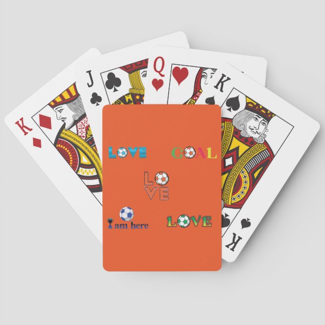 Jeu De Cartes Sticker de la coupe de football (dos)