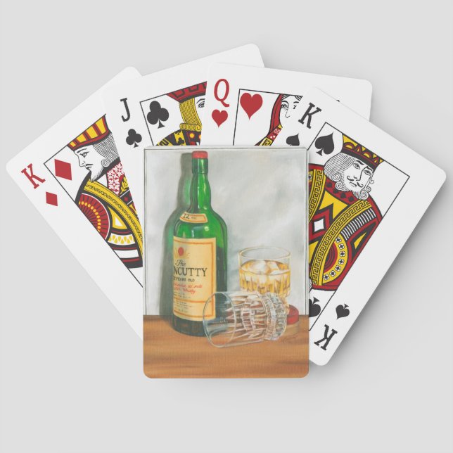 Jeu De Cartes Still Life with Scotch by Jennifer Goldberger (dos)