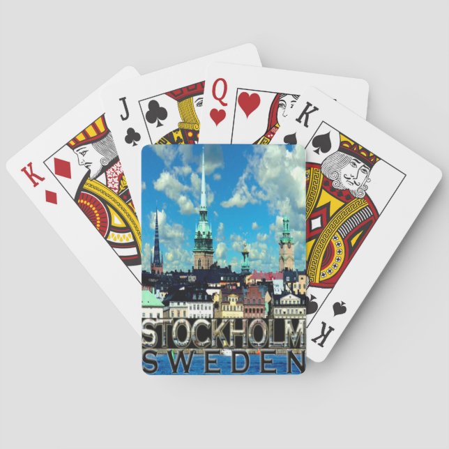 Jeu De Cartes Stockholm (dos)