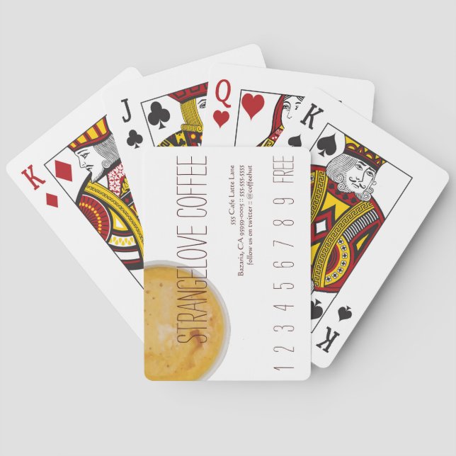 Jeu De Cartes Strangelove Coffee Loyalty Card (dos)