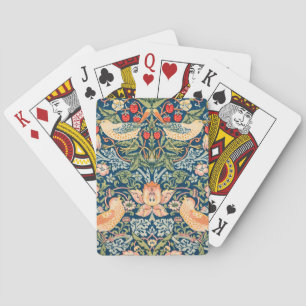 Jeu De Cartes Strawberry Thief (par William Morris)