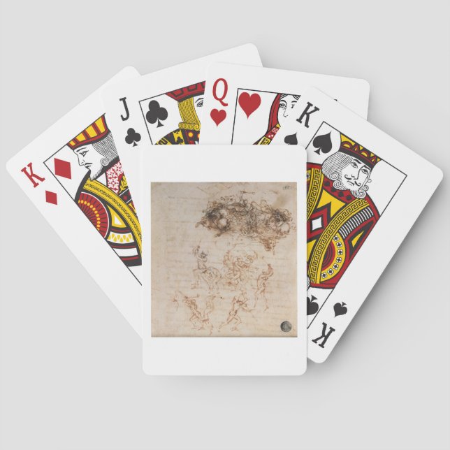 Jeu De Cartes Study of Horsemen, 150 (dos)