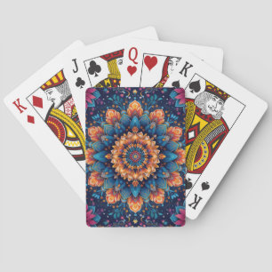 Jeu De Cartes Style Art numérique Fleur Mandala-23907