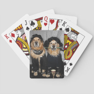 Jeu De Cartes Style de Goth de golden retriever