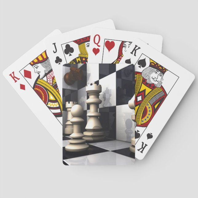 Jeu De Cartes Style d'échecs (dos)