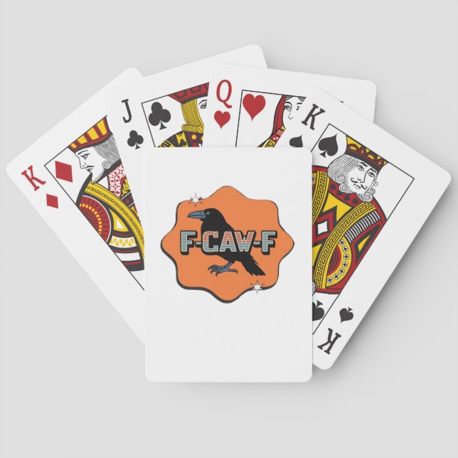 Jeu De Cartes Style décontracté tendance F Caw F Classique (dos)