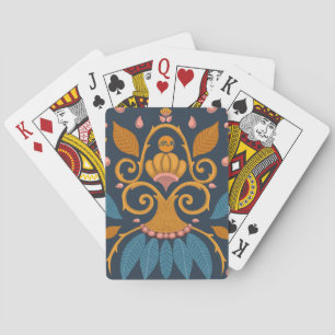 Jeu De Cartes Style médiéval motif orné personnalisé