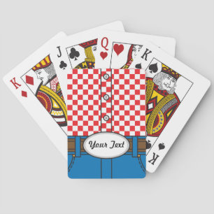 Jeu De Cartes Style occidental (avec la boucle de ceinture