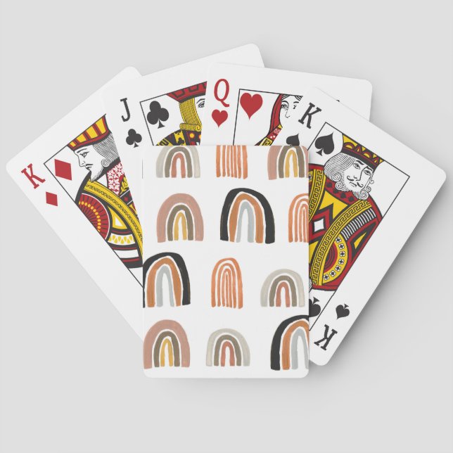 Jeu De Cartes Style simple Pastel Rainbow pour enfants (dos)