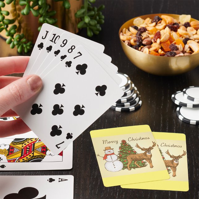 Jeu De Cartes Style vintage Joyeux Noël (Créateur téléchargé)