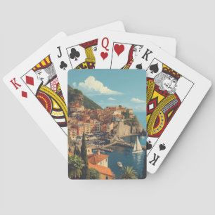 Jeu De Cartes Style Vintage Portofino Gênes Italie
