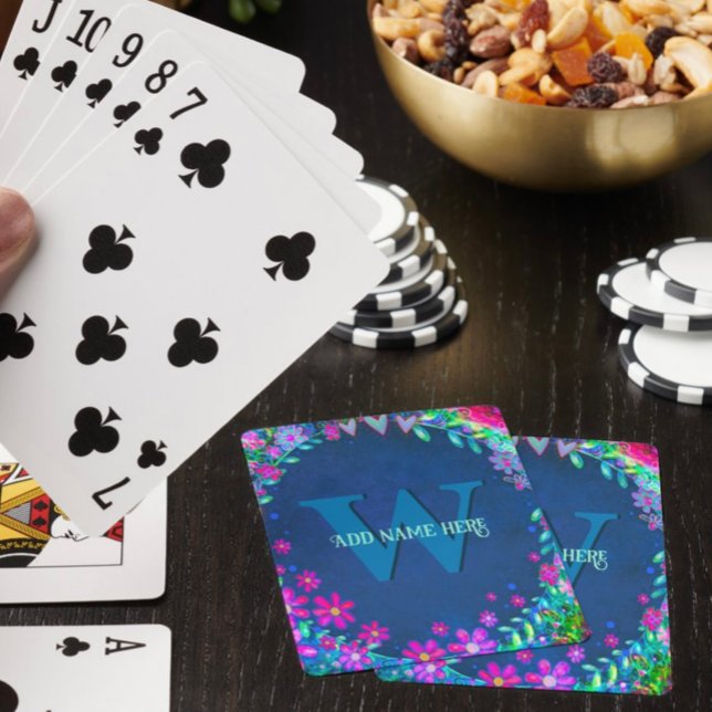 Jeu De Cartes Stylo Floral Nom Girly Pretty (Créateur téléchargé)