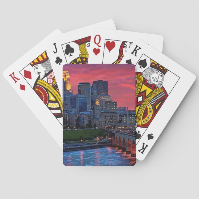Jeu De Cartes Sucrerie d'oeil de Minneapolis (dos)