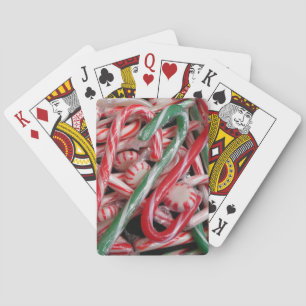 Jeu De Cartes Sucres de canne et menthe de Noël
