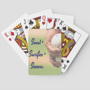 Jeu De Cartes Sueur plus Sacrifice égale Succès BASEBALL